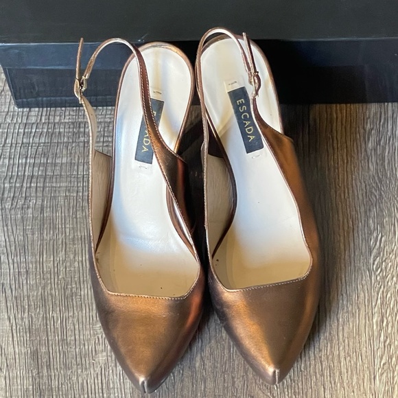 Escada platform sling backs - Picture 3 of 3